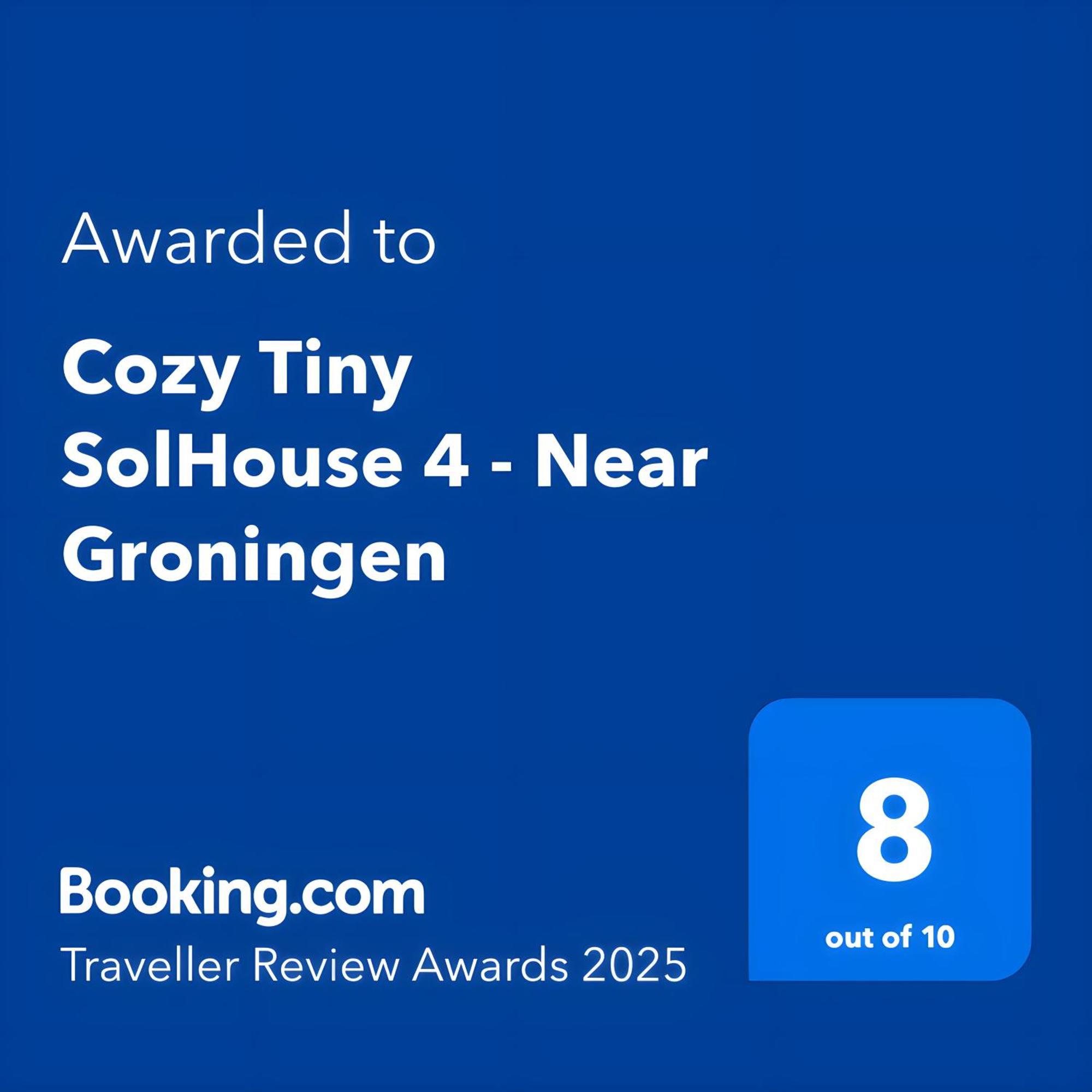 Cozy Tiny Solhouse 4 - Near Groningen Villa Kropswolde Kültér fotó